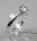 Solitairering Ca. 0.45 ct.