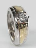 Brillantring, ca. 0.52 ct.