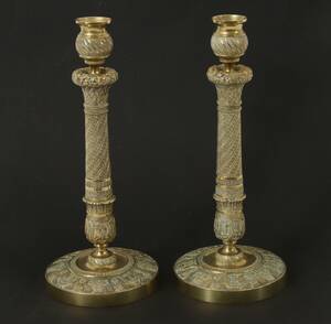 Ljusstakar ett par, Empire, Frankrike, 1800-talets första hälft