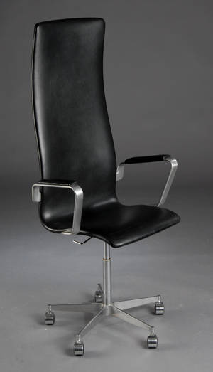 Arne Jacobsen 1902- 1971. Højrygget Oxford stol model 3292