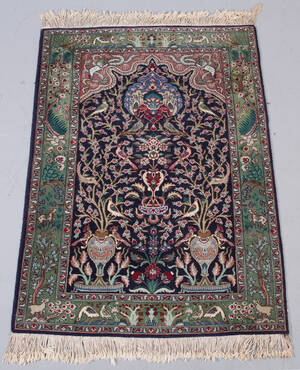 Persisk tæppe, Tabriz, 144 x 101 cm. 