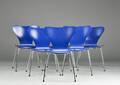 Arne Jacobsen. Seks Syverstole model 3107 6 