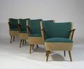 Vier Clubsessel, 1950er Jahre 4