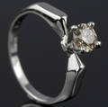 Solitaire ring ca. 0.64 ct.