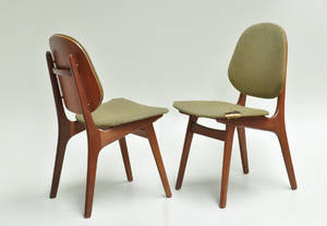 Dansk møbelarkitekt. Par stole i teak 2