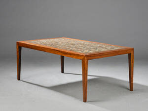 Severin Hansen. Haslev møbelfabrik. Sofabord af palisander 