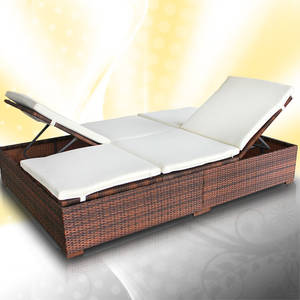 2 Personers have liggestol med flere indstillinger, af  Polyrattan med madrasser af vandfast polyester