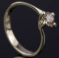 Solitaire ring ca. 0.65 ct.