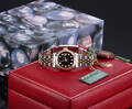 Rolex Datejust. Dameur i 18 kt. guld og stål med sort brillantskive - boks  cert. 1999 Denne vare er sat til omsalg under nyt varenummer 4505639