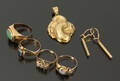 Samling smykker, 14 kt guld 6