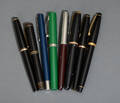 Samling fyldepenne bl.a. Mont Blanc, Parker,  Duofold m.m. 8