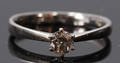Diamant solitairering, 0.33 ct.