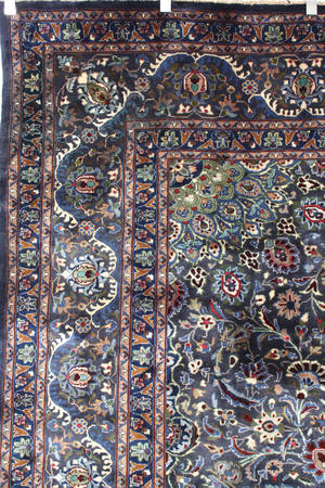 Persisk handknuten matta old Kashmar mått 380x290 cm