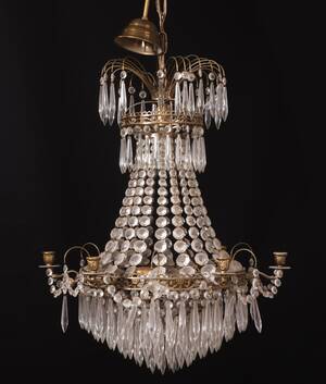 Ljuskrona, empirestil, 1900-tal