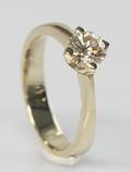 Solitairering, ca. 0.70 ct.