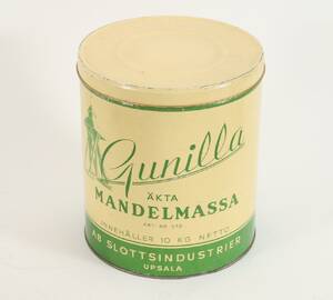 Äldre plåtburk, Slottsindustrier Upsala