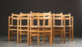 Hans J. Wegner. Seks armstole, eg, Carl Hansen 6
