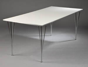 Piet HeinBruno MathssonArne Jacobsen. Rektangulært bord