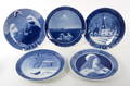 Royal Copenhagen, Juleplatter fra 1916 til 1936. 1 sort. 20