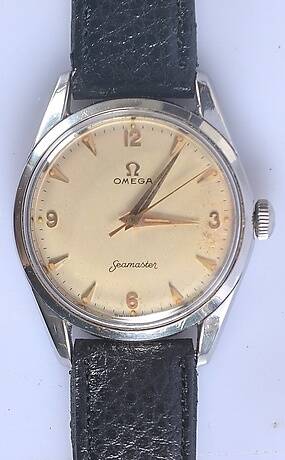 HERRARMBANDSUR, Omega Seamaster, stål.