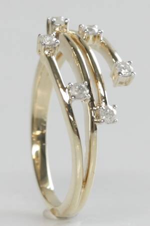 Diamantring ca. 0,24 ct.