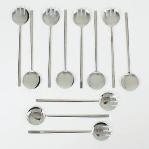 SALLADSBESTICK 5 par, Michelin, rostfritt