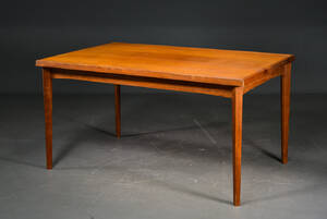 Spisebord af teak, hollandsk udtræk