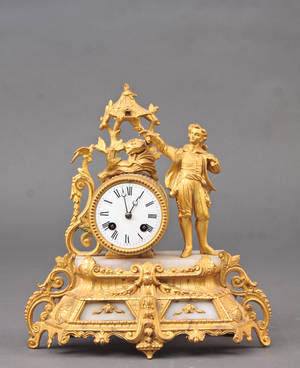 Fransk kaminur 1800 tallet