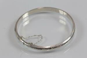 ARMRING, silver, ca 7,3 g