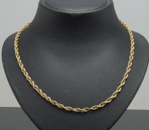 Vintage halskæde af 18 guld 