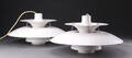 Poul Henningsen. Par PH5 pendler, hvid 2