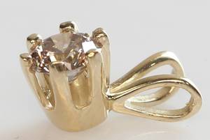Brillantvedhæng, ca. 0.47 ct.