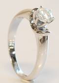 Brillantring, ca. 0.60 ct.