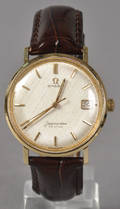 Omega Seamaster De Ville automatic herreur i stål  kappe i guld.