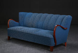 Sofa, dybthæftet, dansk møbelproducent 1940erne