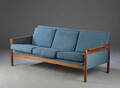  Fritstående tre-pers sofa, 1960erne,