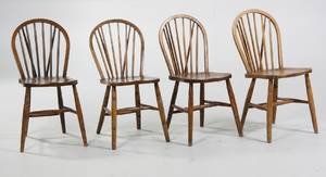 Engelske pubstole af elmetræ 4