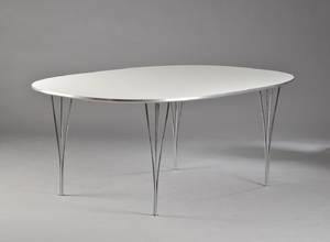 Piet Hein  Bruno Mathsson. Super Ellipse spisebord