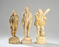 Axel Locher 1879-1941. Tre figurer af patineret gibs 3
