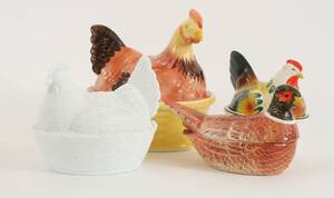 Ägghönor 4st, bl.a. Fyrklövern