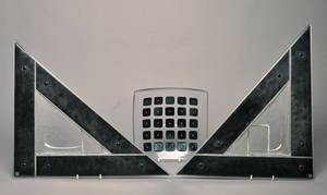 Anette Fasmer -  3 fade i håndvalset glas. 3