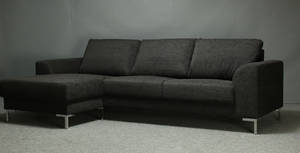 Tre-pers. sofa med chaiselong, model Barcelona