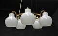 Vilhelm Lauritzen, BG ringkrone, opalglas og messing