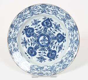 Tallrik, Qianlong, 1736-95, Kina