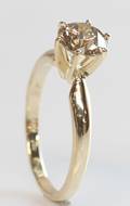 Solitairering, ca. 1.01 ct.