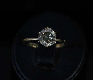 Briljantring, diamant, 1,70 ct, 14K guld Denna vara har satts till omförsäljning under nytt varunummer4427407