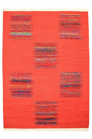 Indisk kelim tæppe, 240x160 cm.