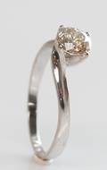 Solitairering, ca. 0.66 ct.