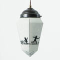 TAKLAMPA, glas, 1930-tal