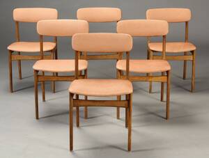 Dansk møbelproducent.  Spisestole, egetræ 6